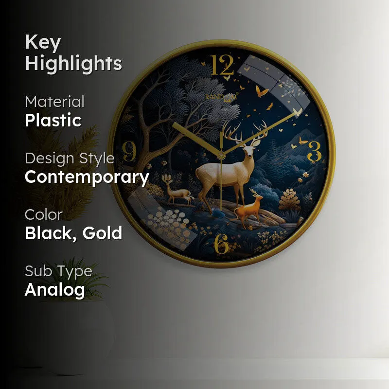 Maelis Sweep Silent Wall Clock media 2