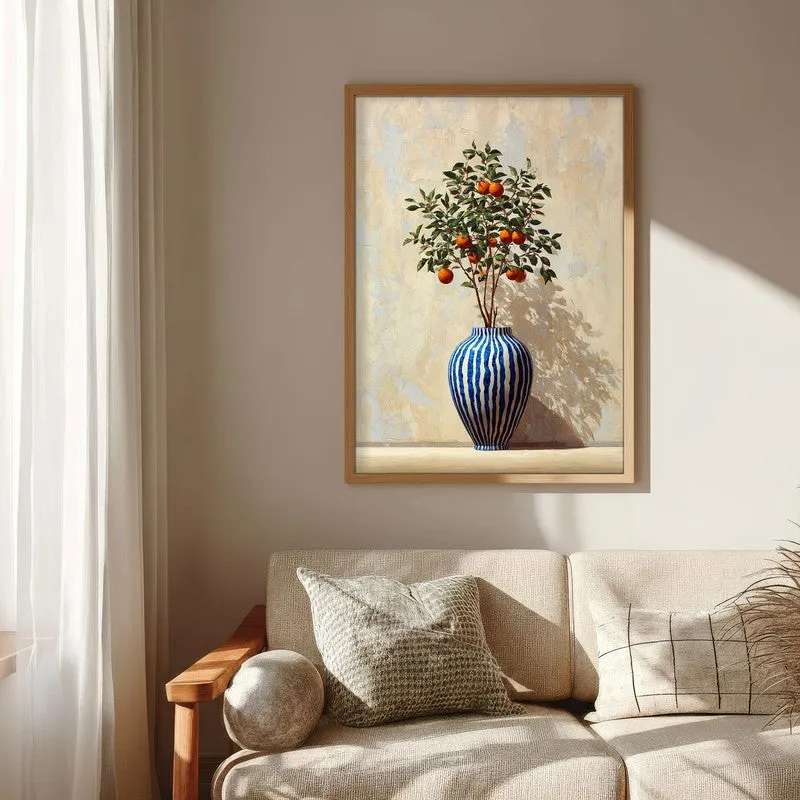 Rustic Zest Canvas Wall Painting - Brown Frame media 6