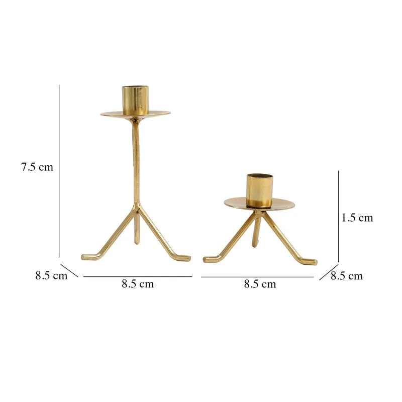 Marquesa Glow Gold Candle Holders - Set Of Two media 8