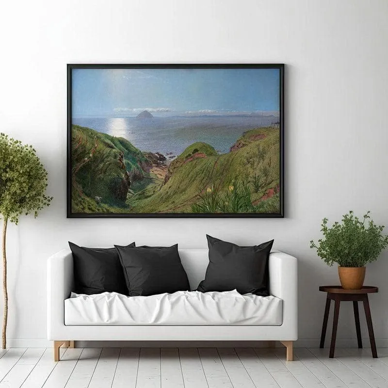 A Bright Day Canvas Wall Painting - Black Frame media 3