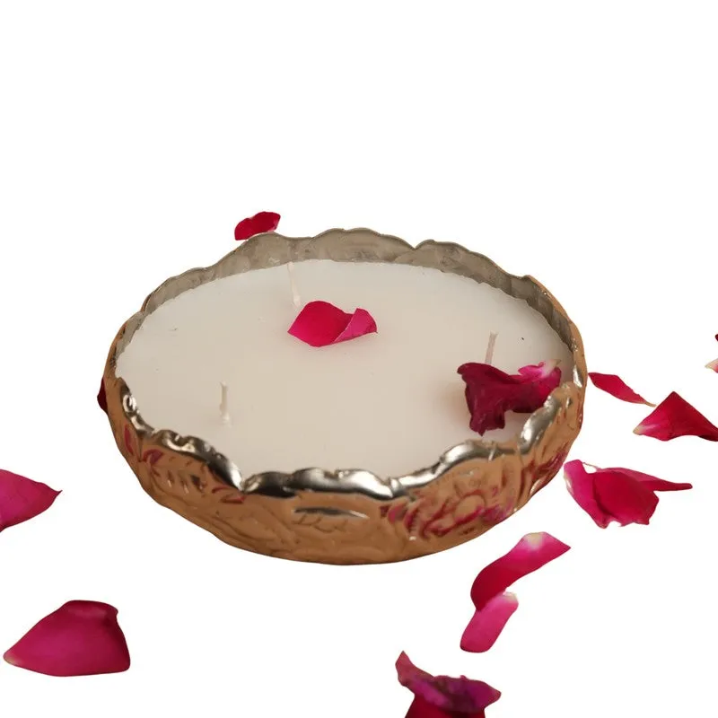 Petal & Flame Candle - Gold media 4
