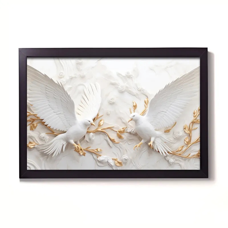 Flight Of Peace Wall Painting media 3