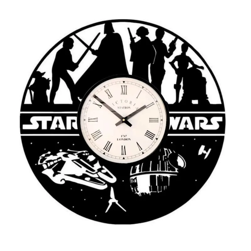 Orbion Steel Analog Wall Clock - Black media 4