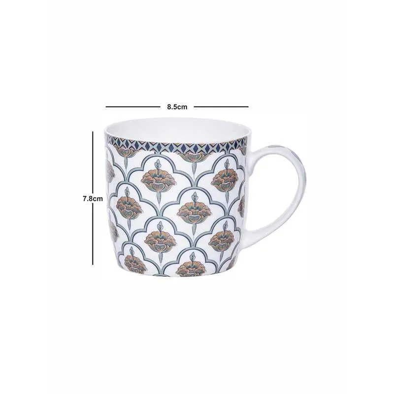 Mughal-E-Shaan Bone China Coffee Mug (320 mL Each) - Set of Two media 4