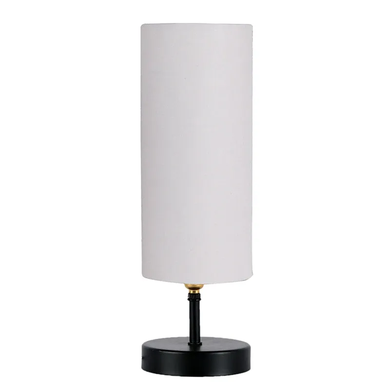 Hisha Metal Wooden Table Lamp - Grey,Black media 4