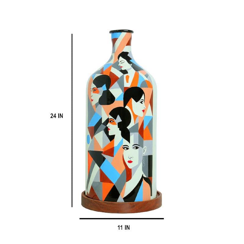 Feminine Phase Hand Painted Floor Lamp media 5