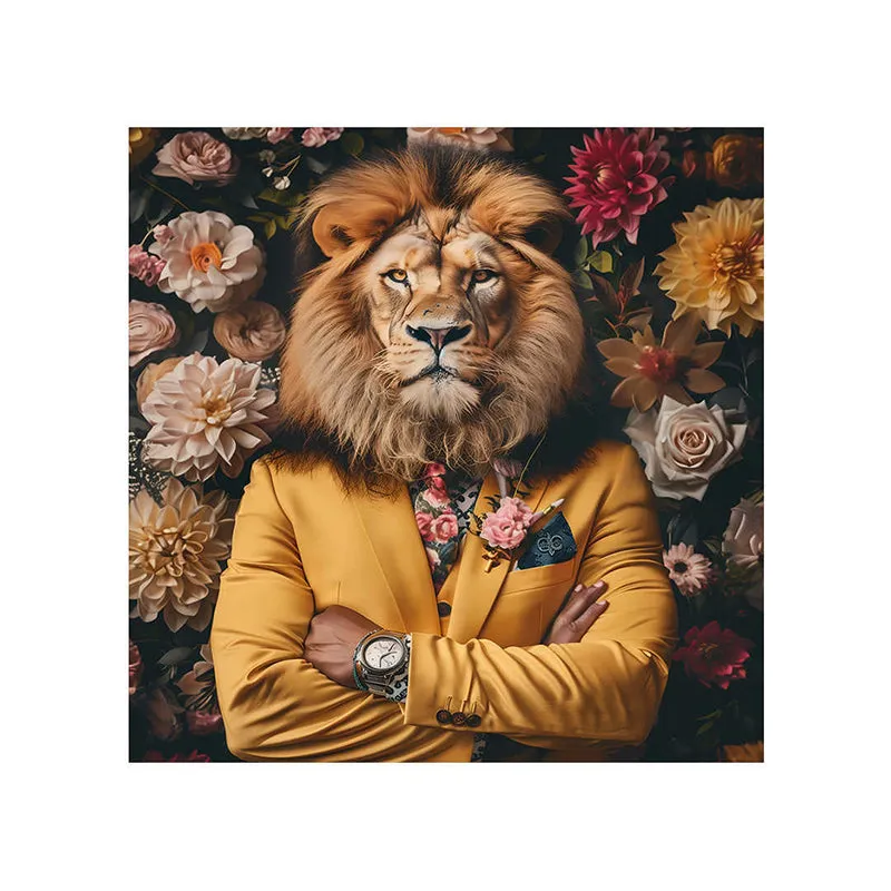 The Lion Suit Wall Painting media 5