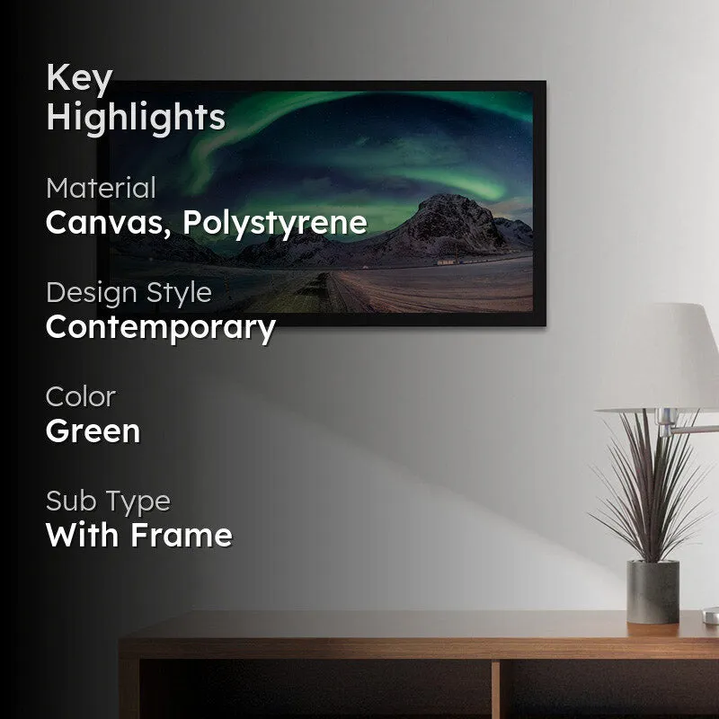 Northern Wonder Wall Painting With Frame media 2