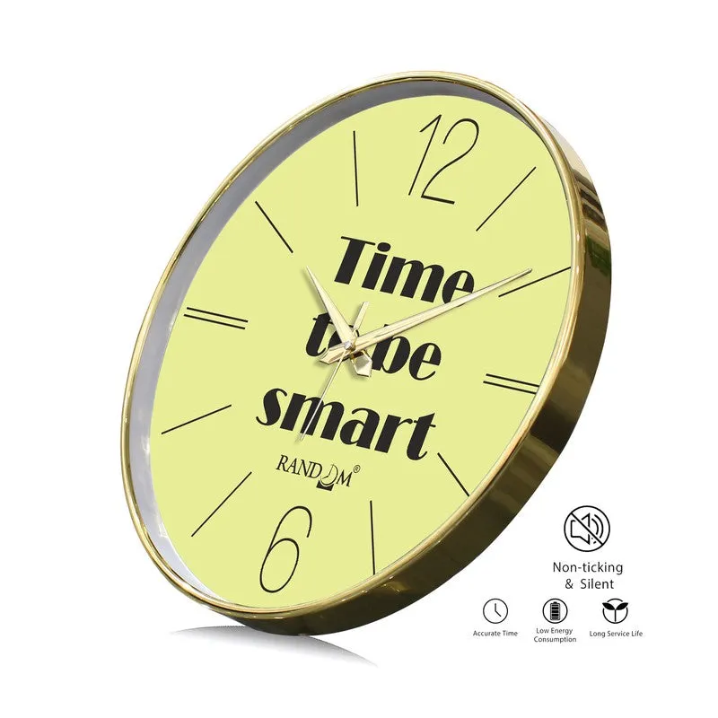 Time To Be Smart Round Analog Wall Clock - Green media 7