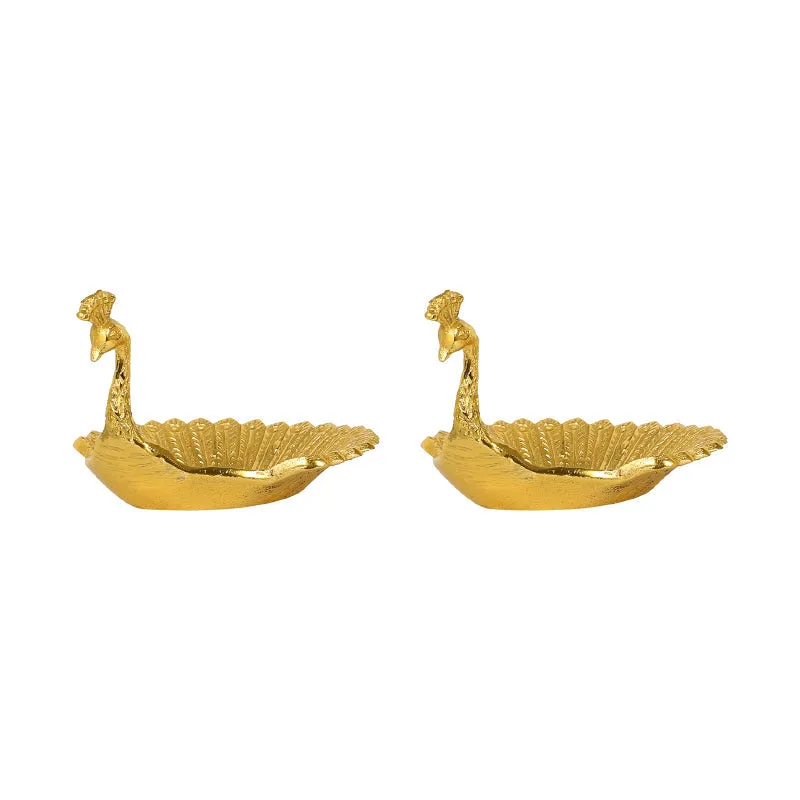 Hamsa Beauty Aluminum Platter - Set of Two media 4