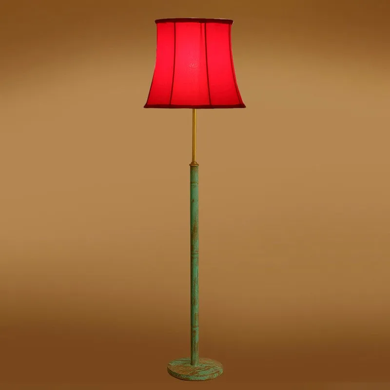 Misty Morning Wooden Floor Lamp - Red media 7