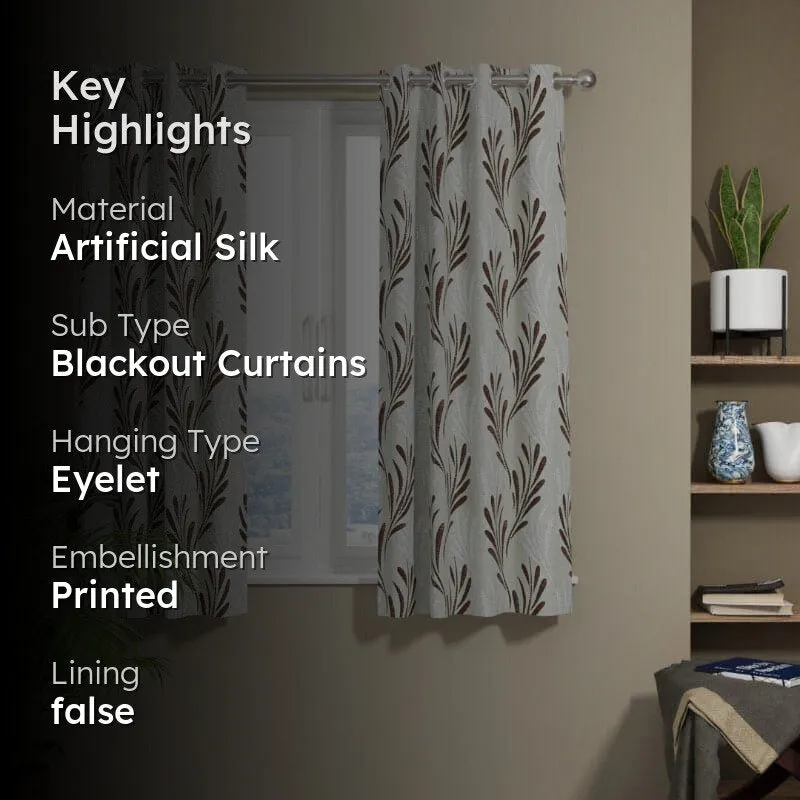 Truva Floral Curtain - Set Of Two media 2
