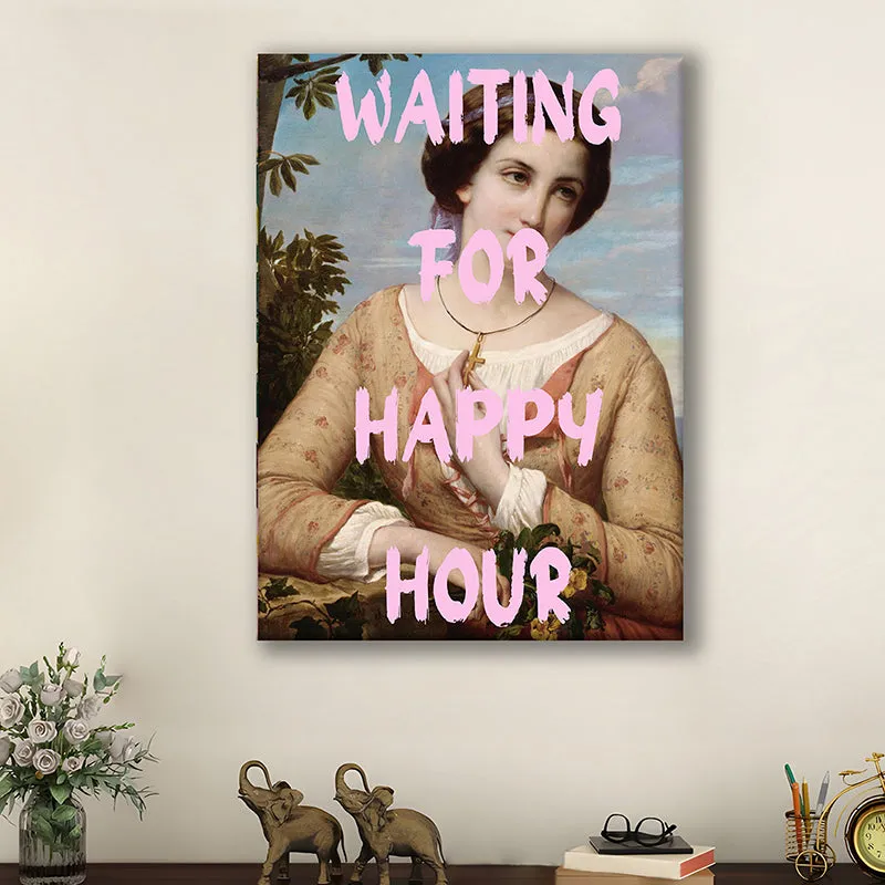 Waiting For Happy Hour Wall Art media 2