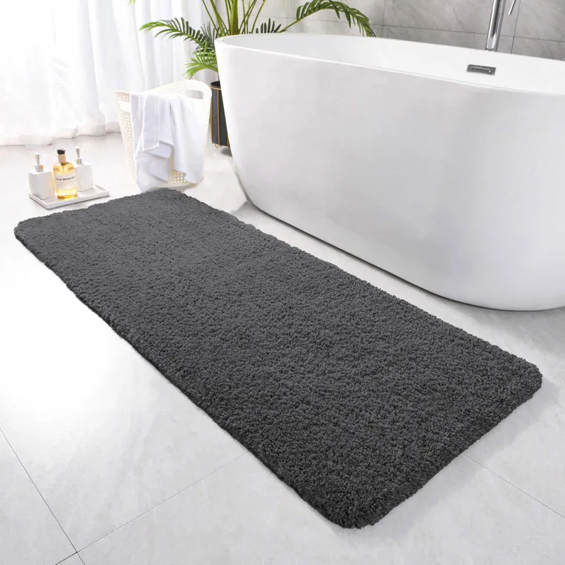 Nuo Luxe Micro Fiber Runner Rug - Grey media 1