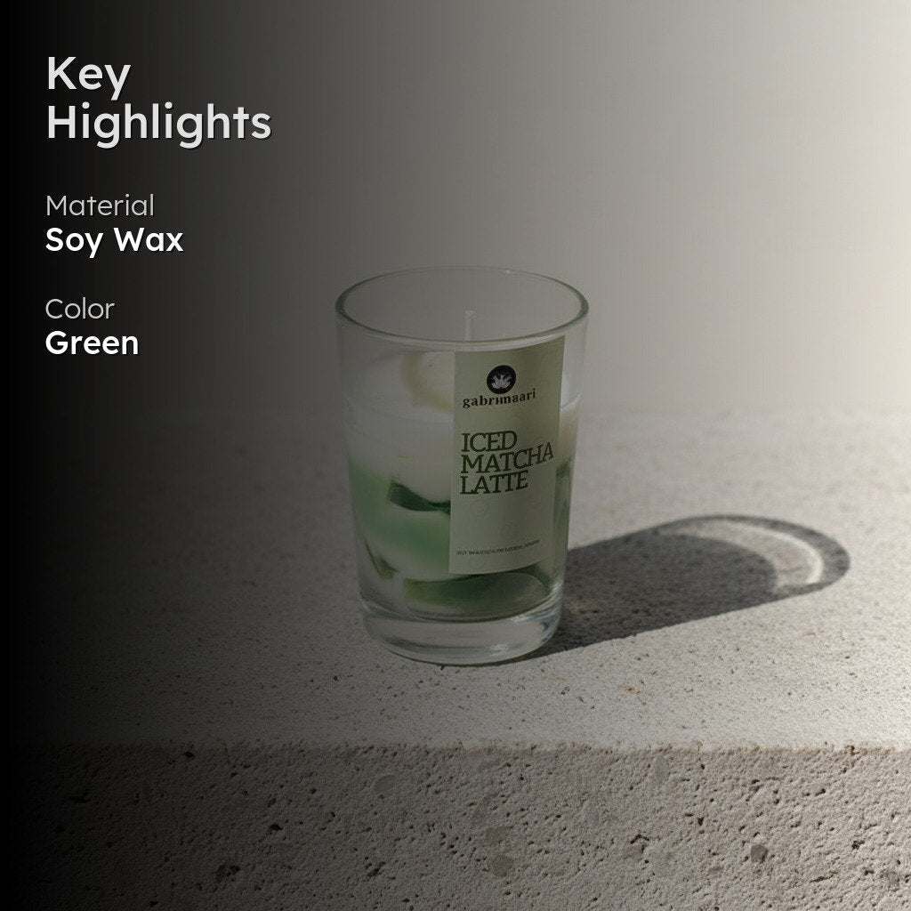 Matcha Latte Coffee Scented Soy Wax Candle media 2