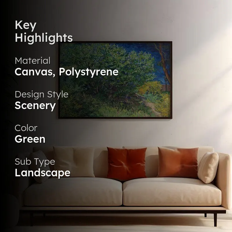 Lilac Bush By Vincent Van Gogh - Black Frame media 2
