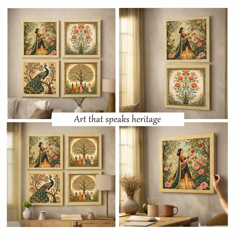 Divine Nature Paper Wall Art - Set Of Four media 7