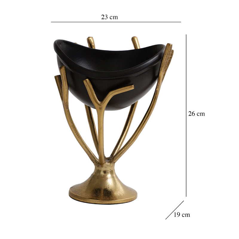 Vine Nest Accent Bowl - Black media 5