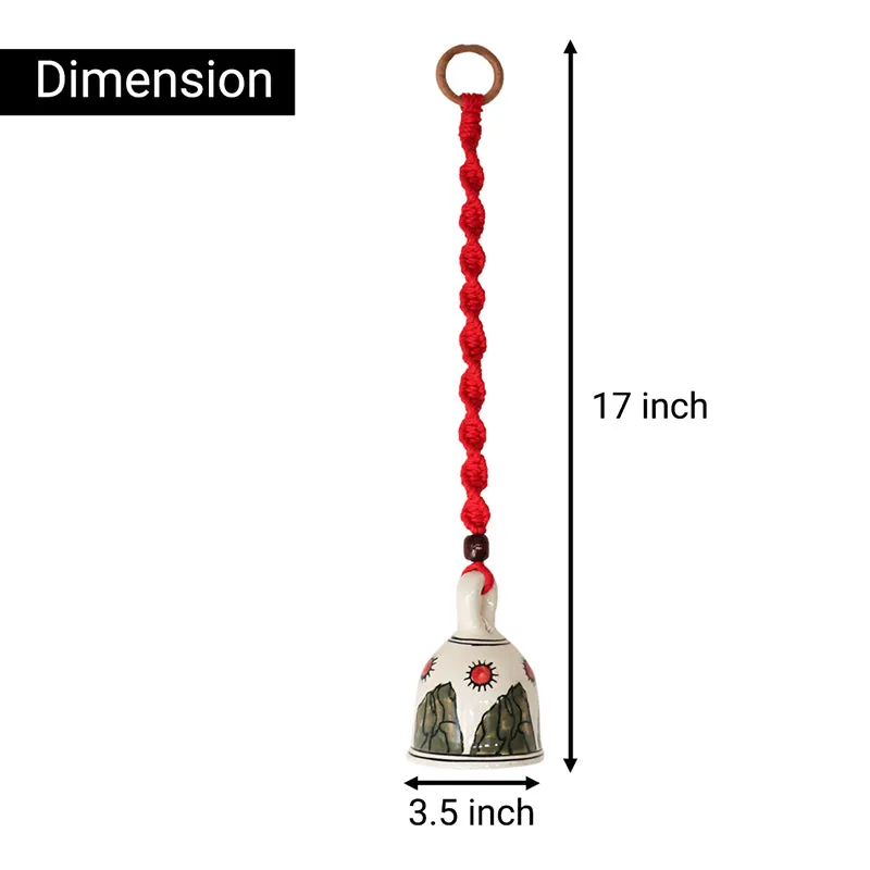 Chanda Ceramic Festive Bell - Set Of Two media 6