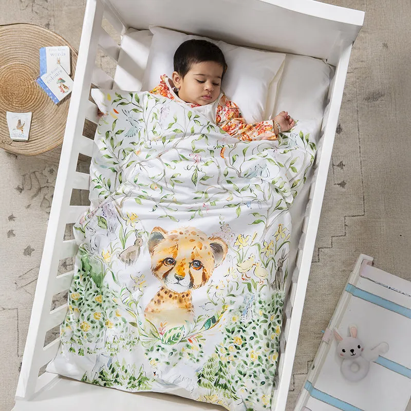Pounce & Snuggle Egyptian Cotton Bedding Set (200 TC) - Three Piece Set media 1