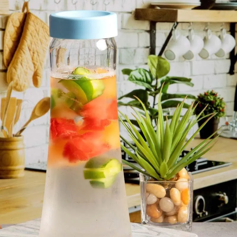Pasabahce Belamour Glass Carafe with Lid - 1030 ML media 1