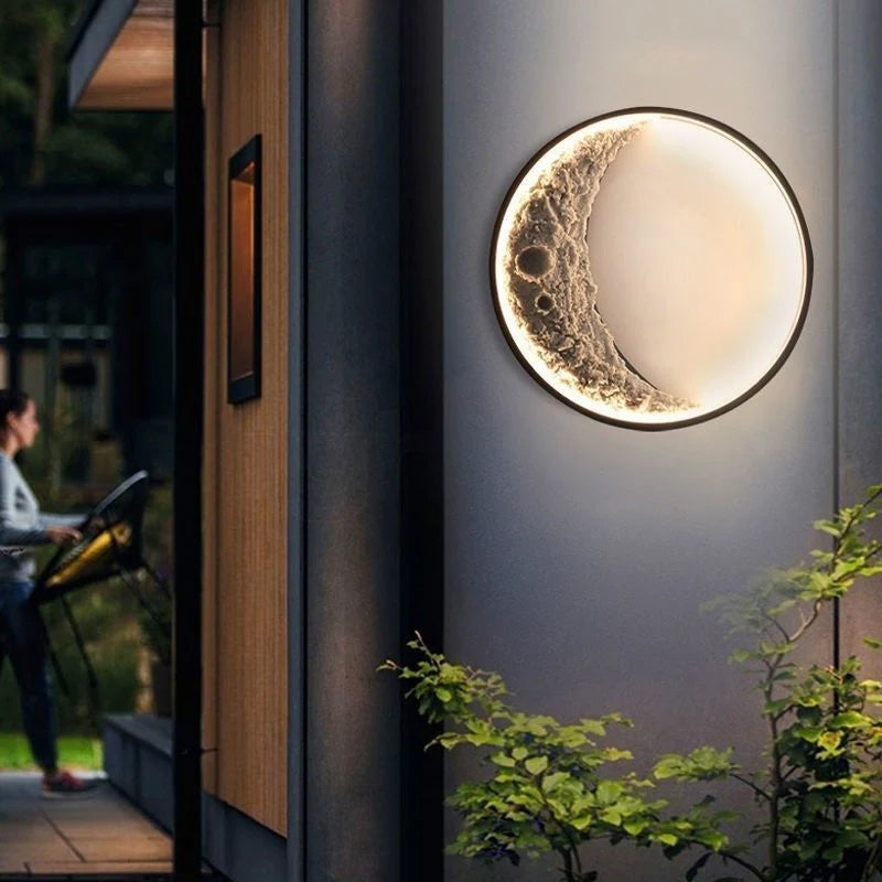 Mooncast Resin & Aluminium Wall Lamp media 5