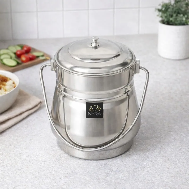 Hive Silver Stainless Steel Container - 1600 mL media 1