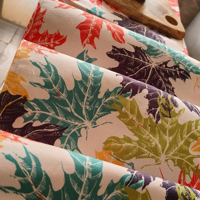 Autumn Lora Poly Canvas Table Runner media 4