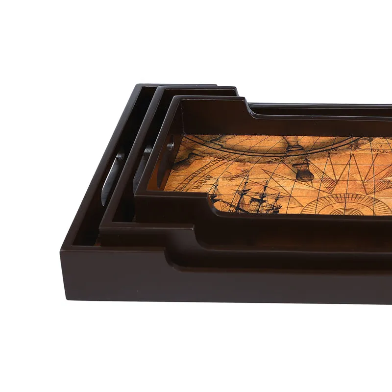 Jaali Serving Tray - Set Of Three media 4