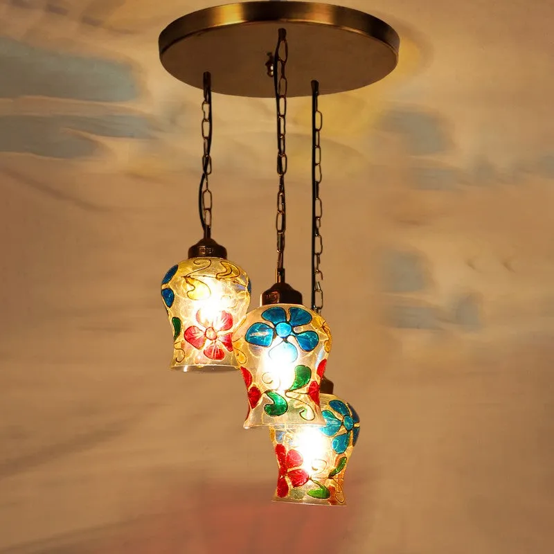 Vibrance Glass Ceiling Lamp - Multicolor media 5