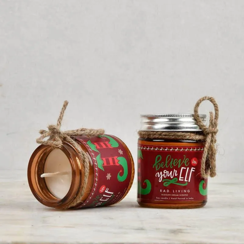 Merry Magic Scented Candle With Lid - Set Of Two media 5