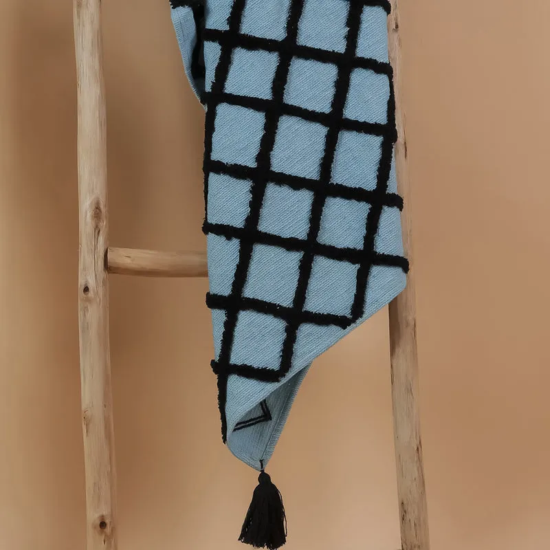 Grid Tufted Cotton Throw media 5