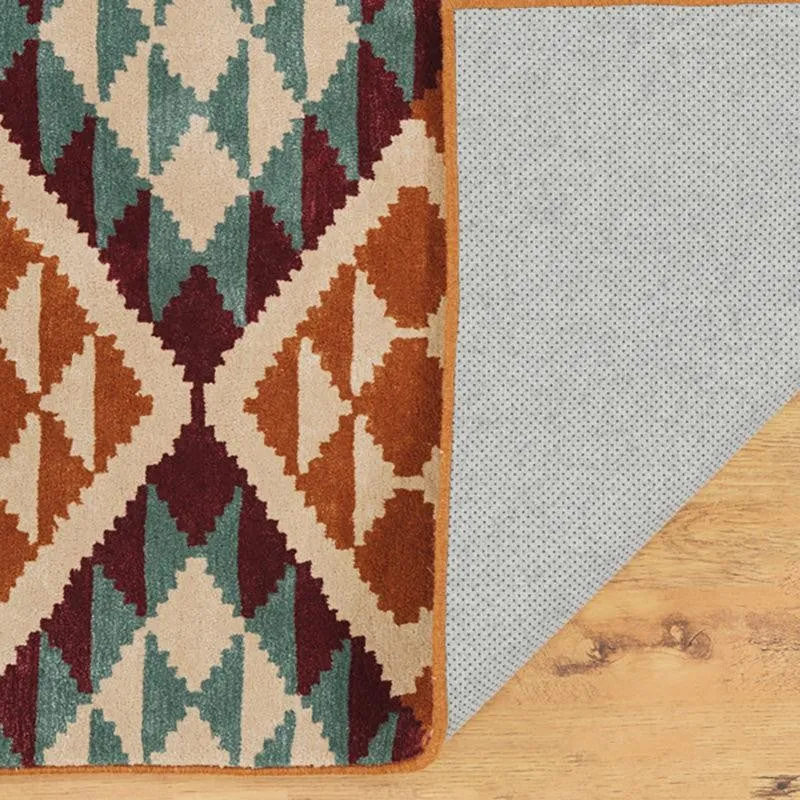Belladonna Hand Tufted Geometric Wool & Nylon Carpet - Maroon media 6