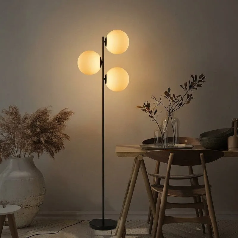 ZenGlow Minimalist Metal Floor Lamp media 1