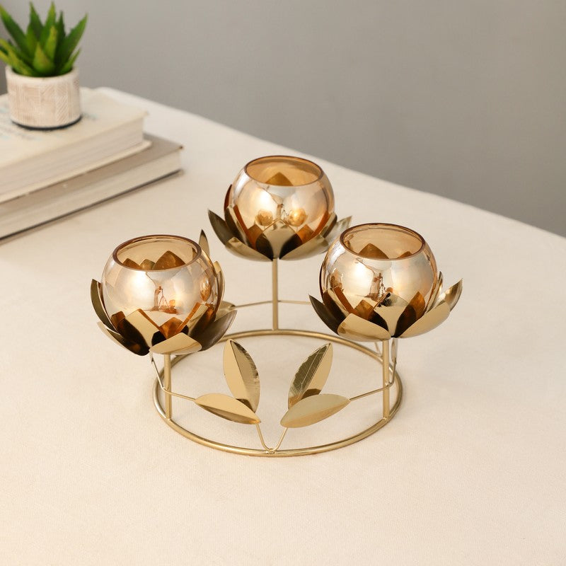 MittiGleam Tea Light Candle Holder
