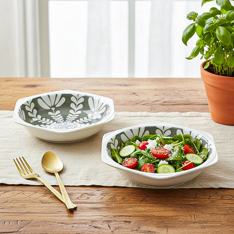Rana Floral Pasta Plate - Set Of Two