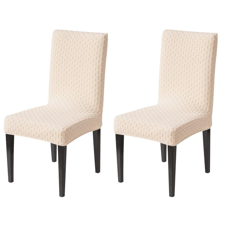 Nexo Neat Fit Chair Cover (Beige) - Set Of Two media 3