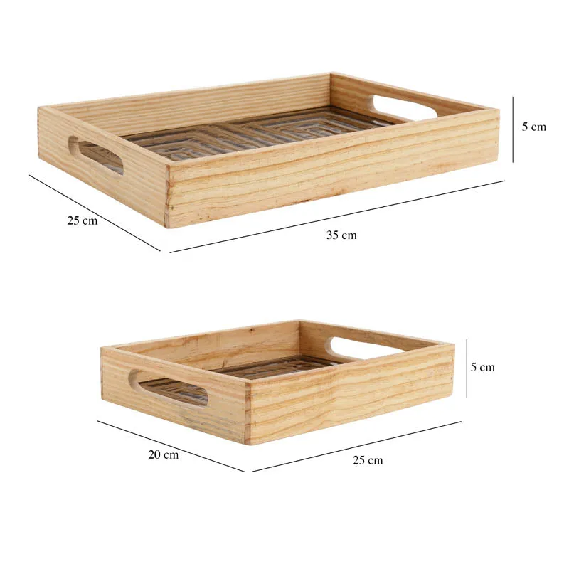 Nested Serving Tray - Set Of Two media 5