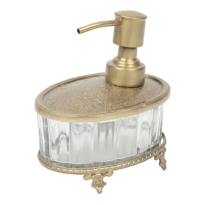 Amira Soap Dispenser - Antique Brass media 7