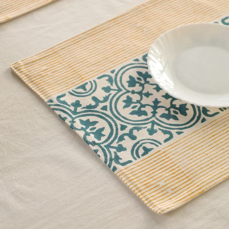 Ethnic Aura Canvas Table Mats - Set Of Six media 7