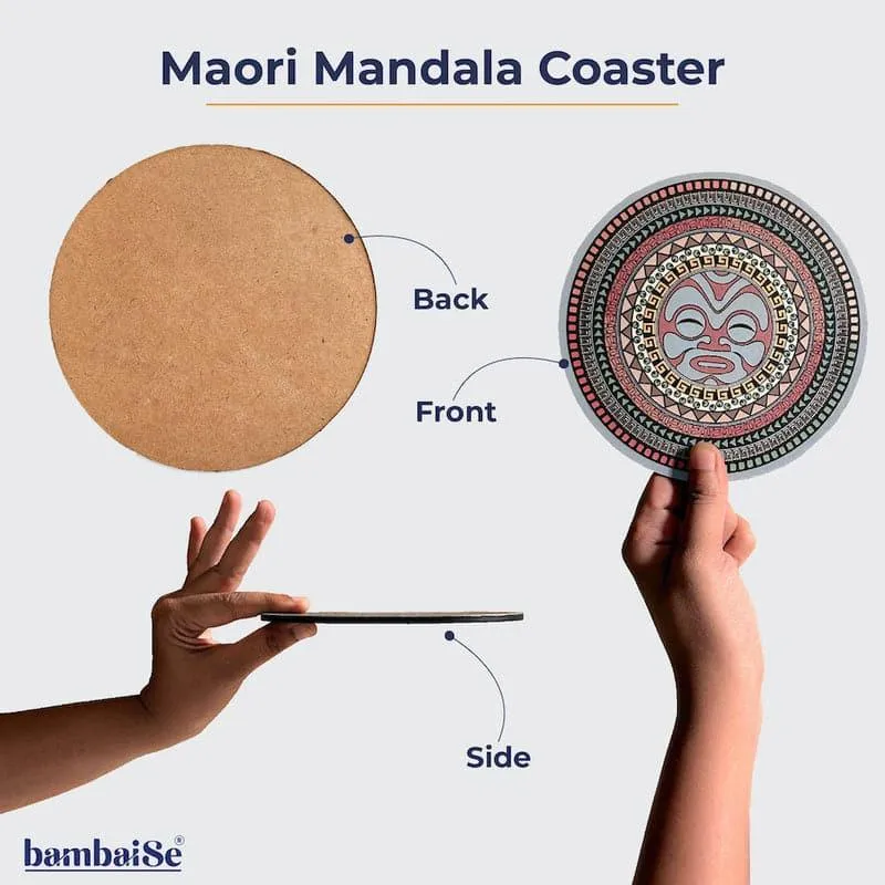 Buna Maori Mandala Trivet - Set Of Four media 4