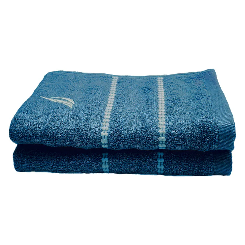 Nautica Oasis Hand Towel (Blue) - Set Of Two media 3