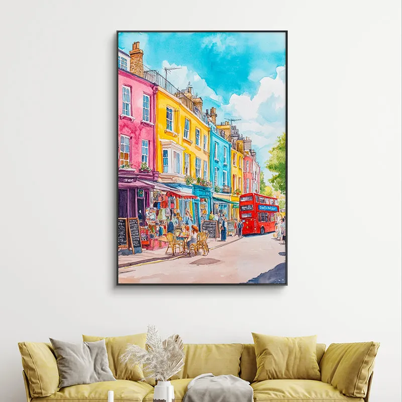 City Of Colours Canvas Wall Painting media 1