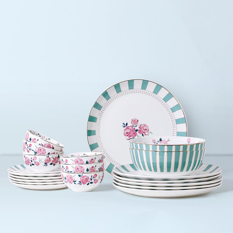 Magique: Portrait Of A Rose Dinner Set - 20 Piece Set media 3