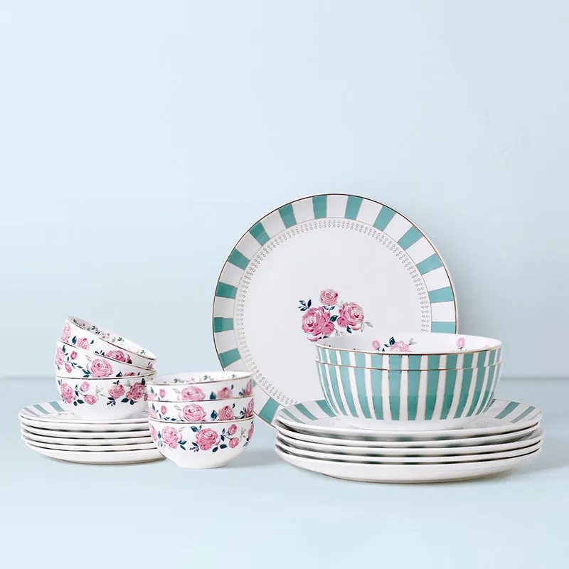 Magique: Portrait Of A Rose Dinner Set - 20 Piece Set media 3