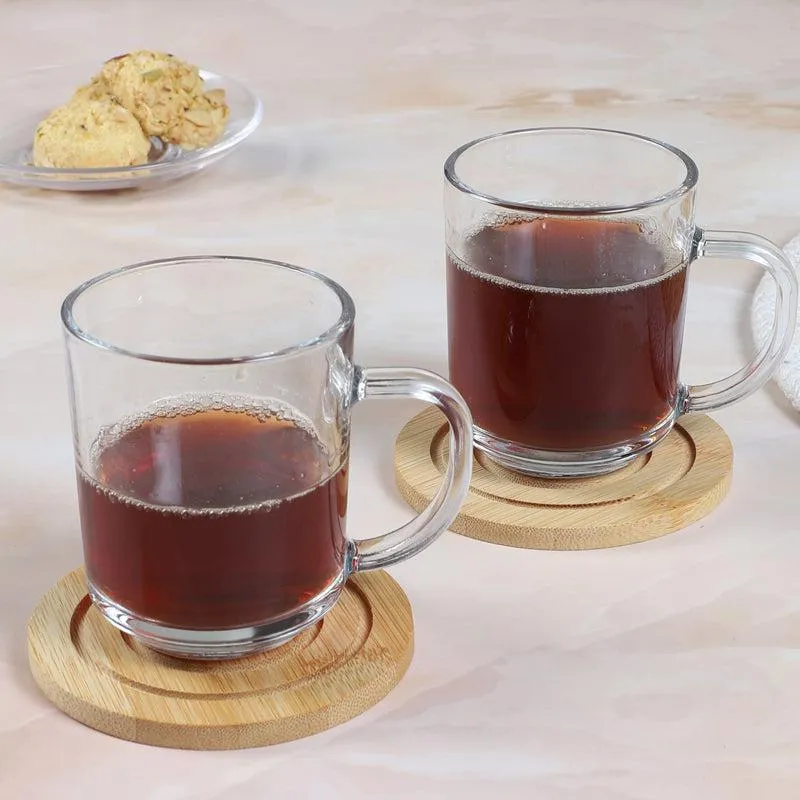 Lava Glass Tea Cup (180 mL Each) - Set of Two media 1