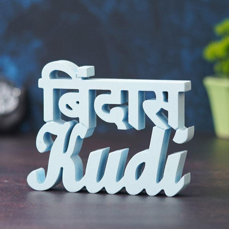 Bindas Kudi Typography Showpiece