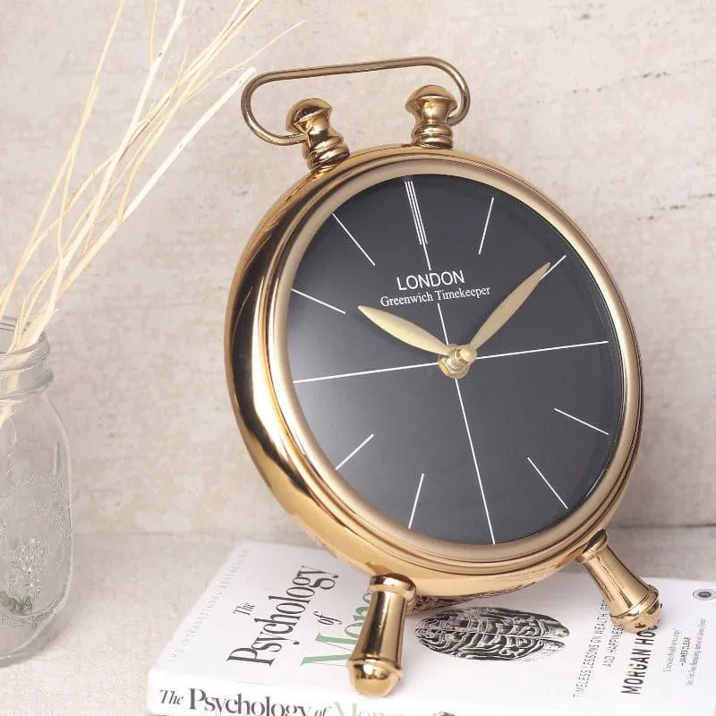 Manera Table Clock - Gold media 1