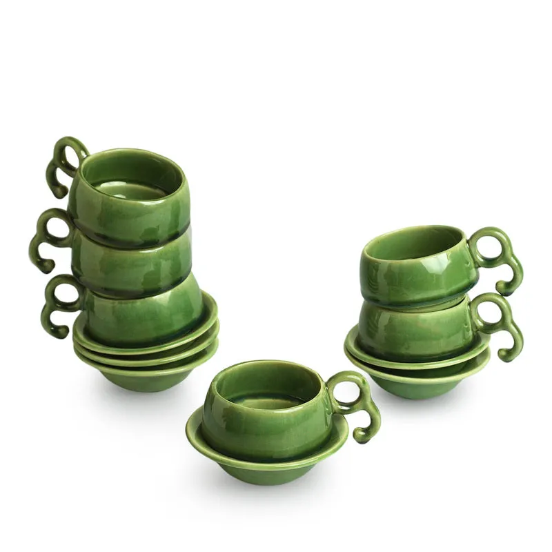 Eita Ceramic Tea Cup (120 mL Each) - Set of Six media 3