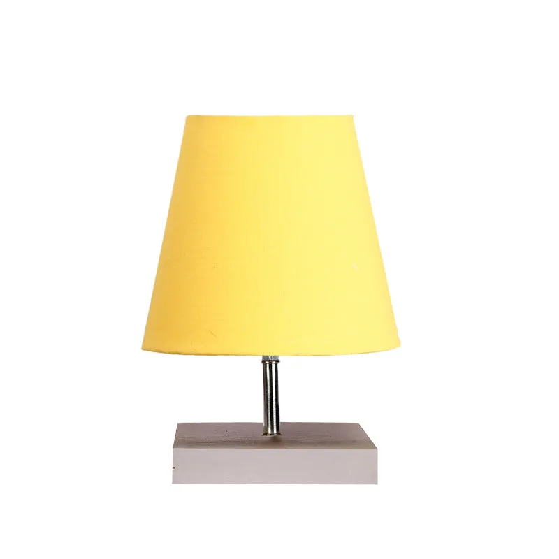 Alsa Fabric Table Lamp - Yellow,White media 4